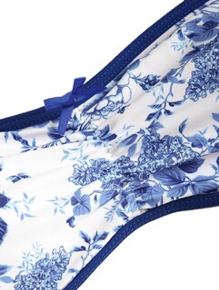 Foto 3 | Conjunto De Bikini Zaful Para Mujer Sin Tirantes, Calado, Texturizado, Azul - Venta Internacional.
