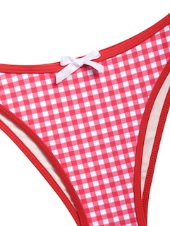 Foto 4 | Bañador Tipo Bikini Zaful Para Mujer, Sin Tirantes, Color Rojo Vichy, Talla L - Venta Internacional.
