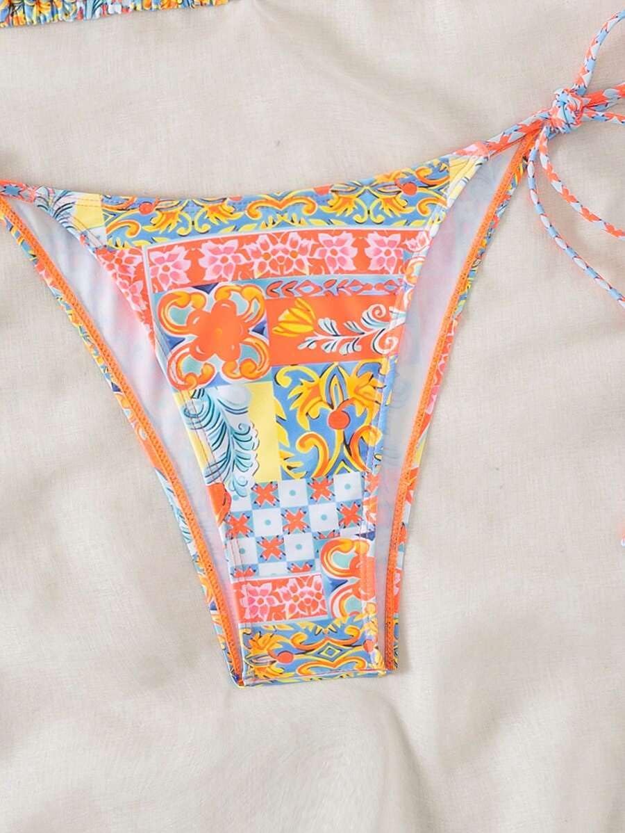 Foto 6 pulgar | Traje De Baño Halter Bikini Zaful Triangle De 2 Piezas Para Mujer - Venta Internacional.
