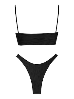 Foto 4 | Bikini Zaful Sexy con Correa Fina y Anillas Texturizadas - Venta Internacional
