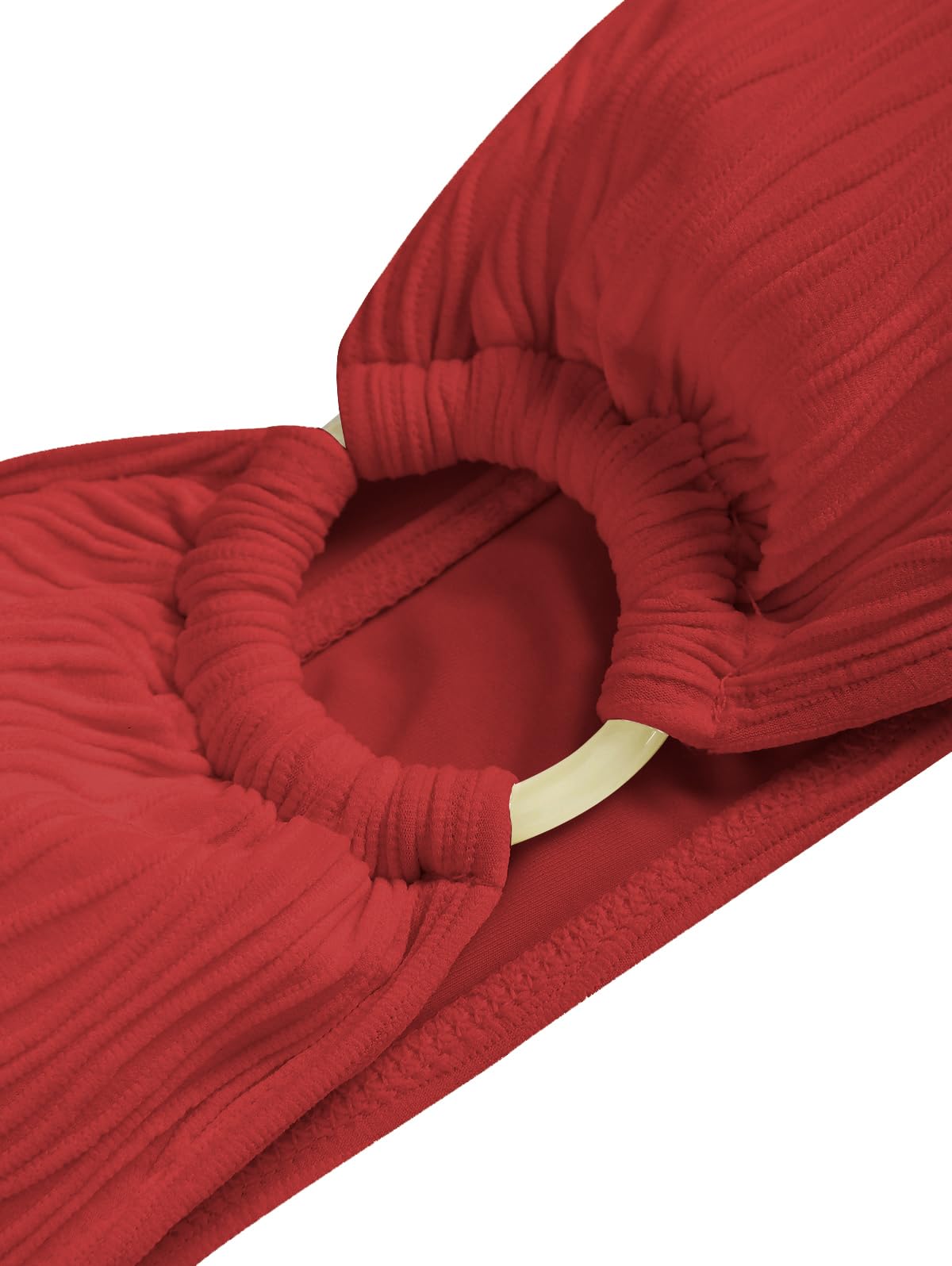 Foto 6 pulgar | Conjunto De Bikini Zaful, Traje De Baño Sexy Con Corbata Fina Y Pernera Alta - Venta Internacional.