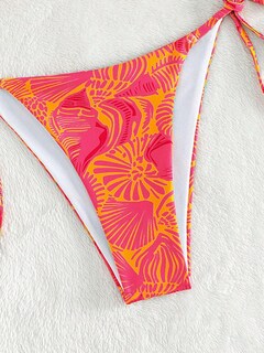 Foto 5 | Bikini Zaful Triangle De 2 Piezas, Halter, Corte Alto, Para Mujer - Venta Internacional.