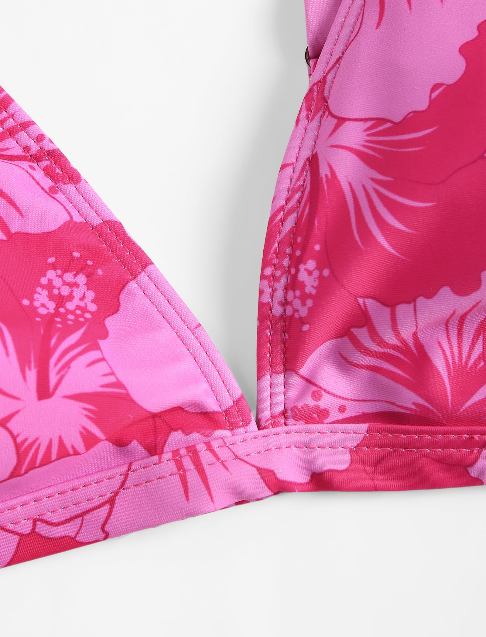 Foto 4 | Conjunto de Bikini Zaful Cintura Alta Estampado Floral para Mujer - Venta Internacional