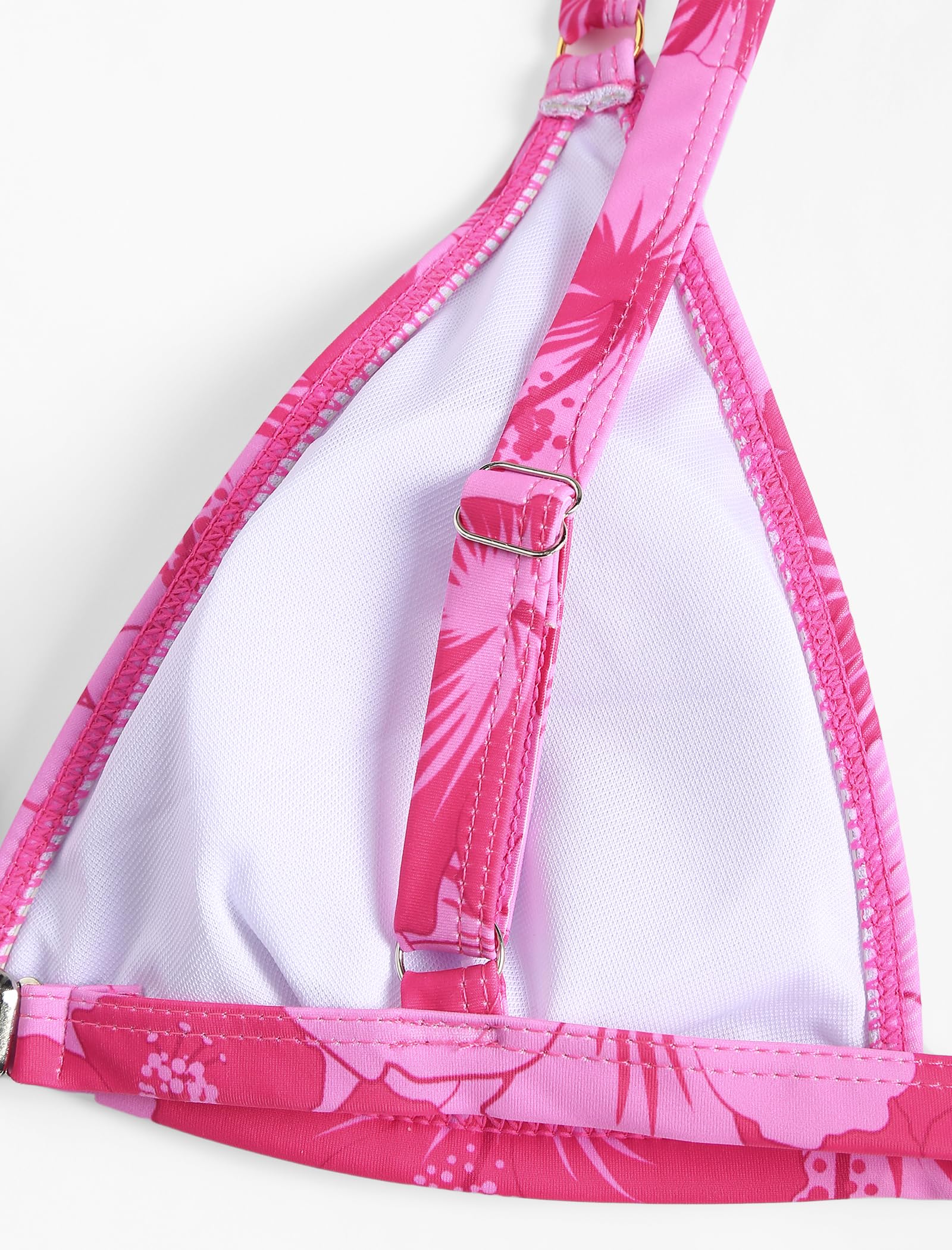 Foto 6 pulgar | Conjunto de Bikini Zaful Cintura Alta Estampado Floral para Mujer - Venta Internacional