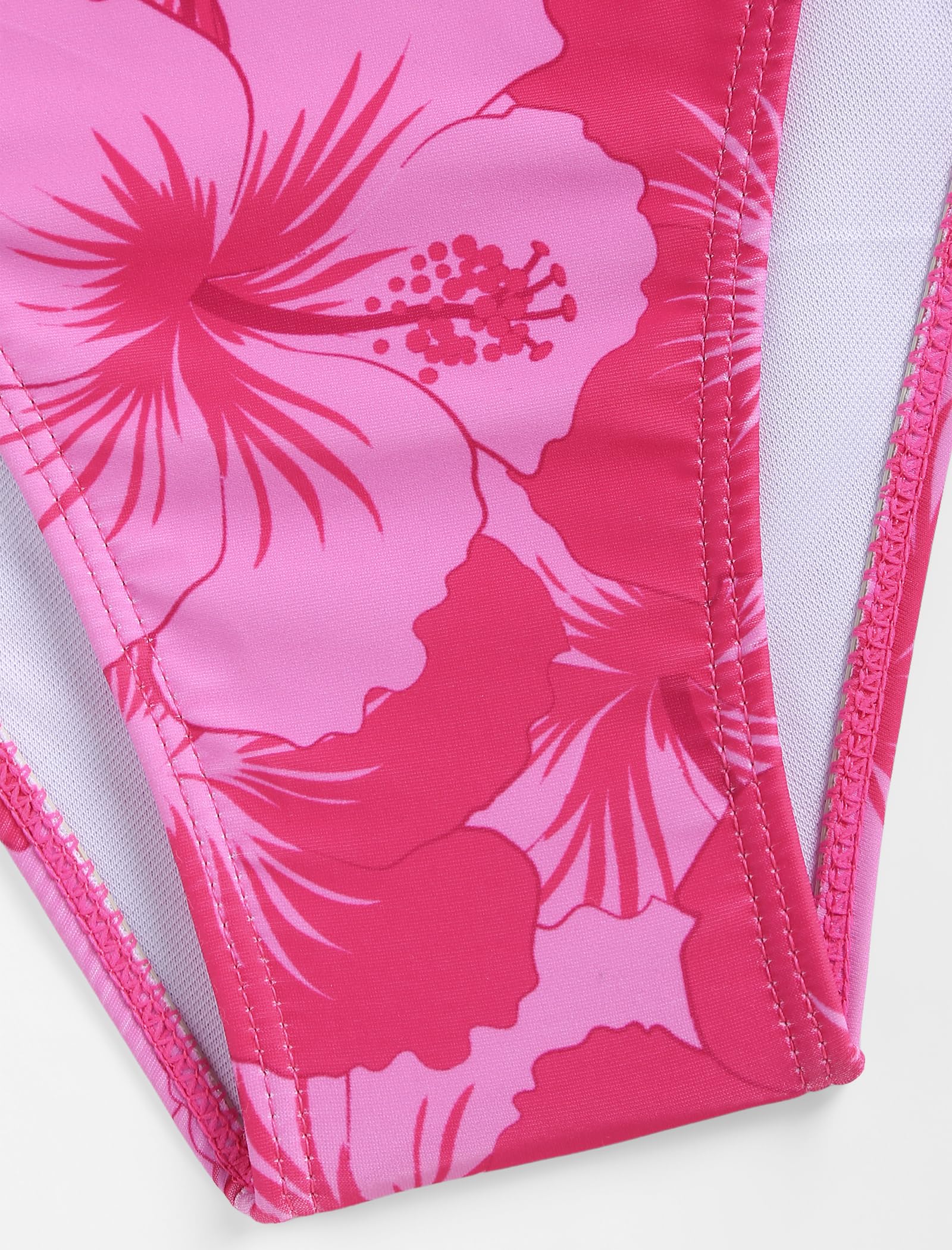 Foto 7 pulgar | Conjunto de Bikini Zaful Cintura Alta Estampado Floral para Mujer - Venta Internacional