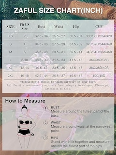 Foto 7 | Bikini Zaful para Mujer-Venta Internacional