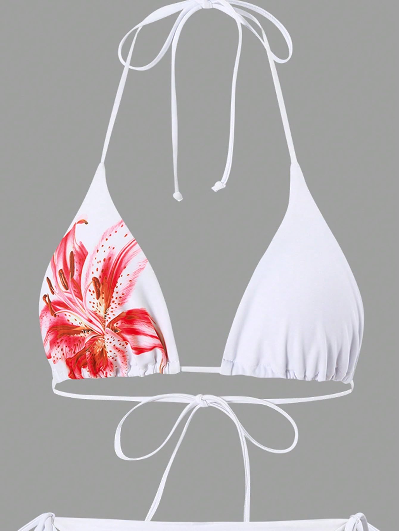 Foto 4 pulgar | Traje De Baño Zaful Para Mujer, Con Estampado Floral Y Falda Encubierta - Venta Internacional.