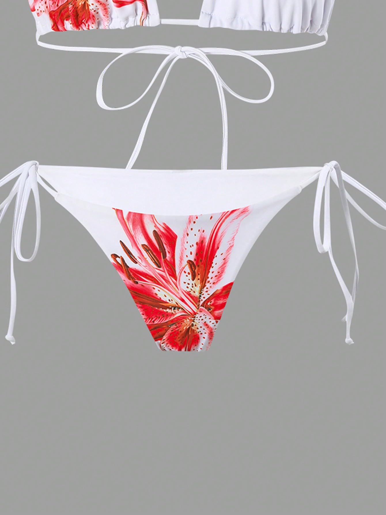 Foto 5 pulgar | Traje De Baño Zaful Para Mujer, Con Estampado Floral Y Falda Encubierta - Venta Internacional.
