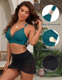 Foto 2 | Bikini Blooming Jelly Para Mujer, Cintura Alta, Control De Barriga 2025 - Venta Internacional.