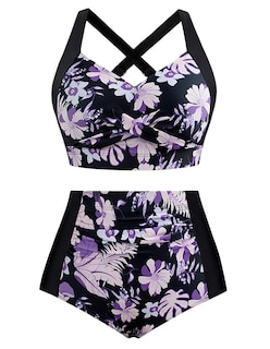 Foto 1 | Bikini Hanna Nikole 2 Piezas Purple Flower