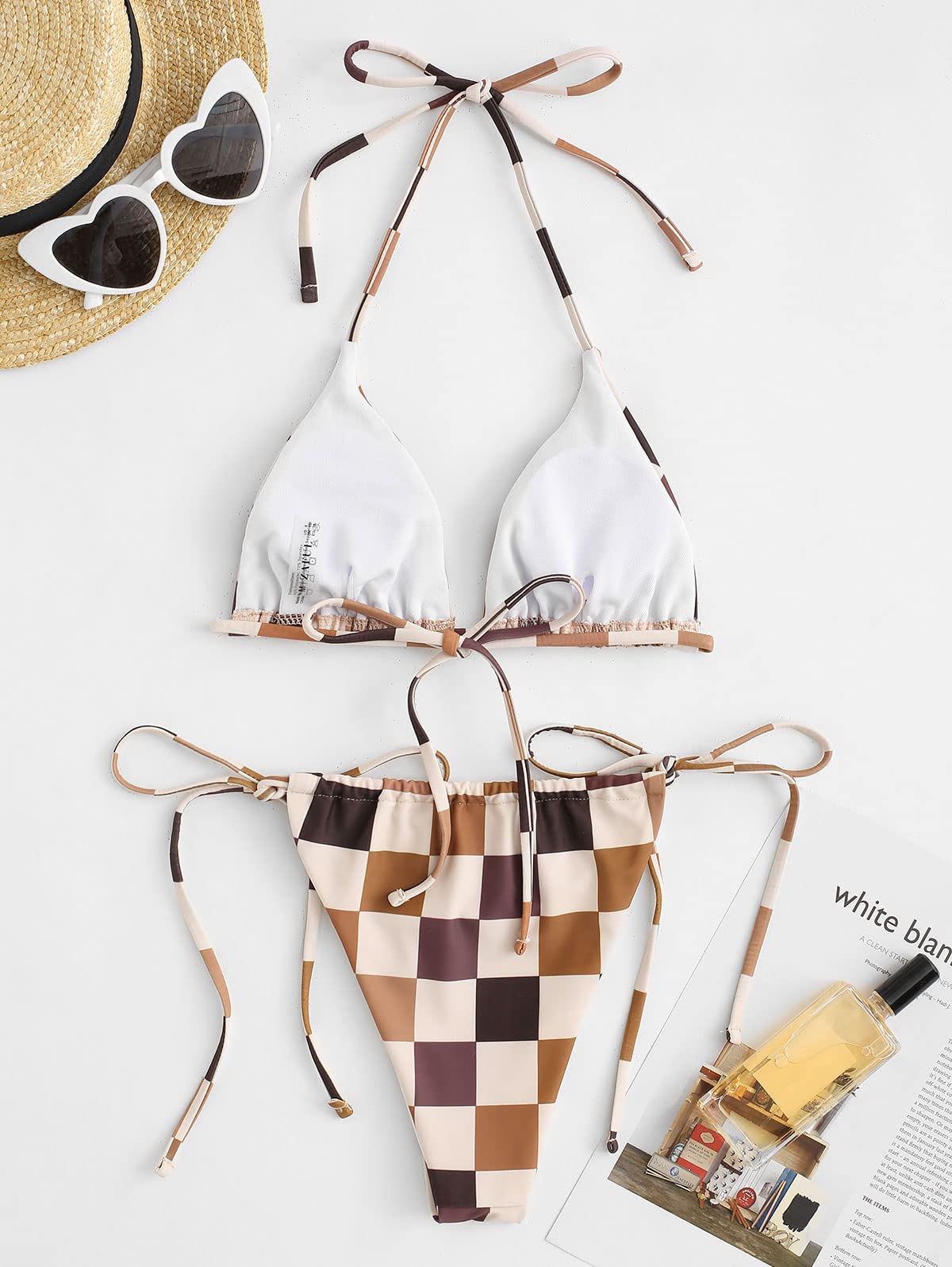Foto 6 | Bikini Zaful Triangle para Mujer - Venta Internacional