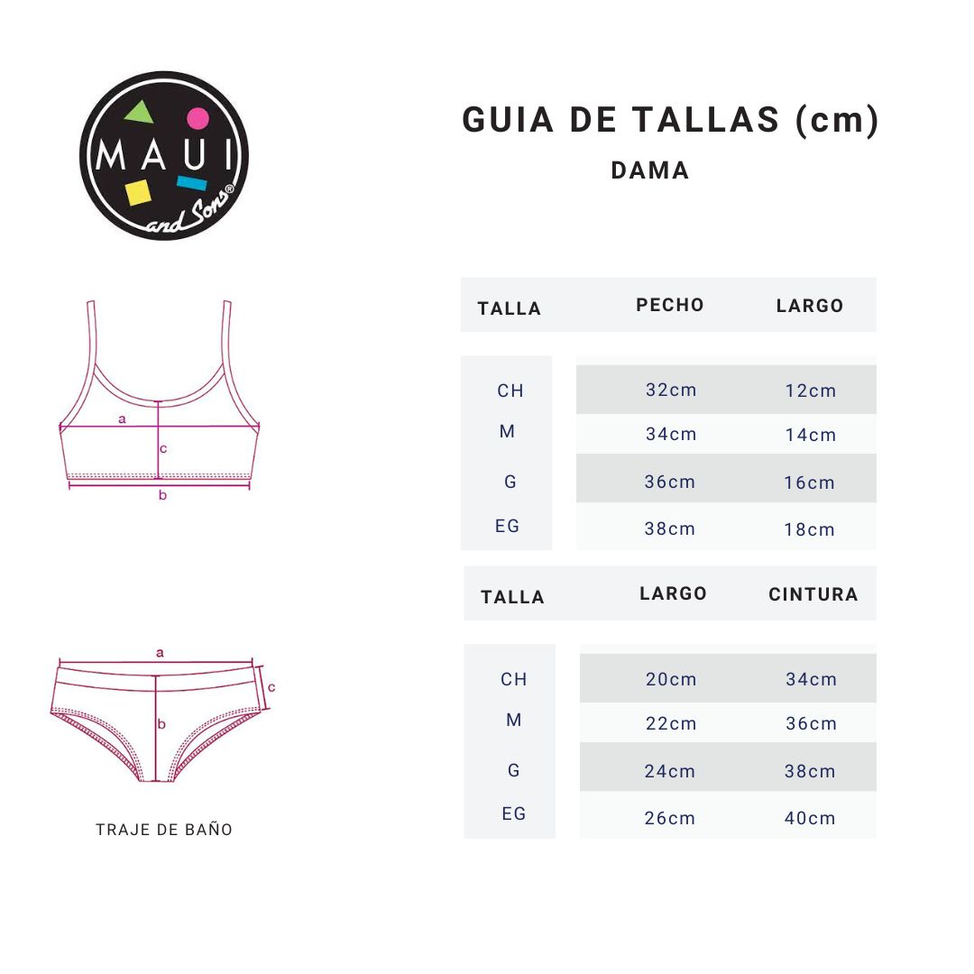 Foto 6 pulgar | Traje de Baño Bikini  Maui & Sons 2 Piezas para Mujer