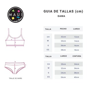 Foto 5 | Traje de Baño Bikini Maui & Sons 2 Piezas para Mujer