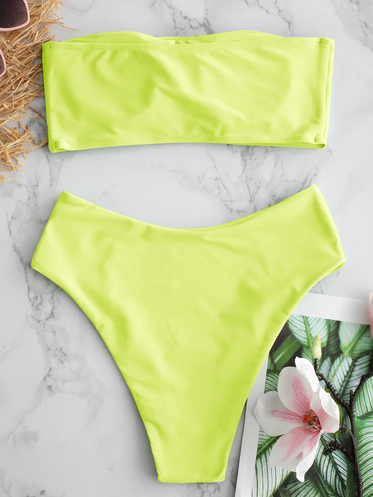 Foto 7 | Bikini Zaful Bandeau Strapless para Mujer - Venta Internaciona