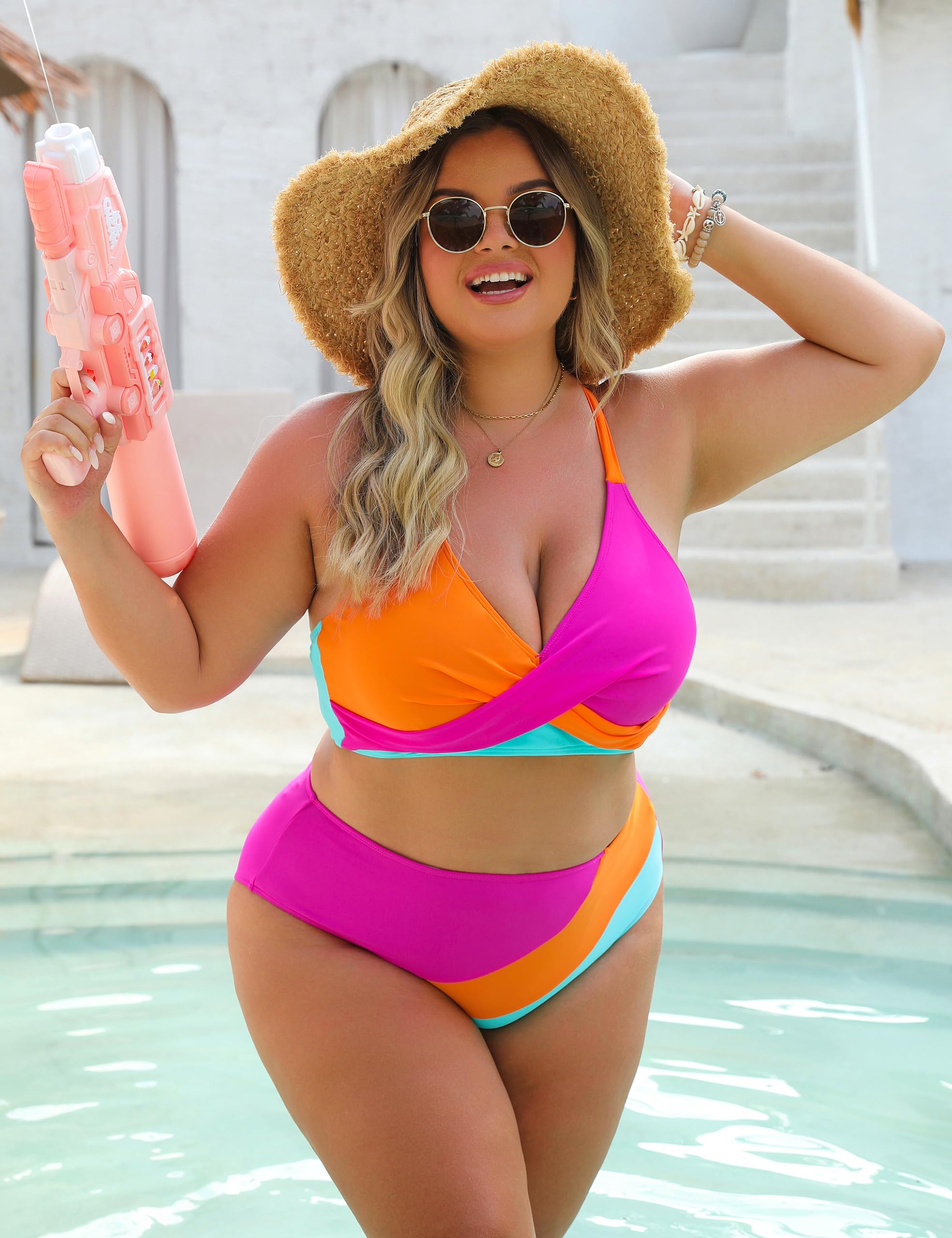 Foto 5 pulgar | Conjunto de Bikini Blooming Jelly Cintura Alta Push Up 2025 Multicolor - Venta Internacional