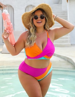 Foto 4 | Conjunto de Bikini Blooming Jelly Cintura Alta Push Up 2025 Multicolor - Venta Internacional