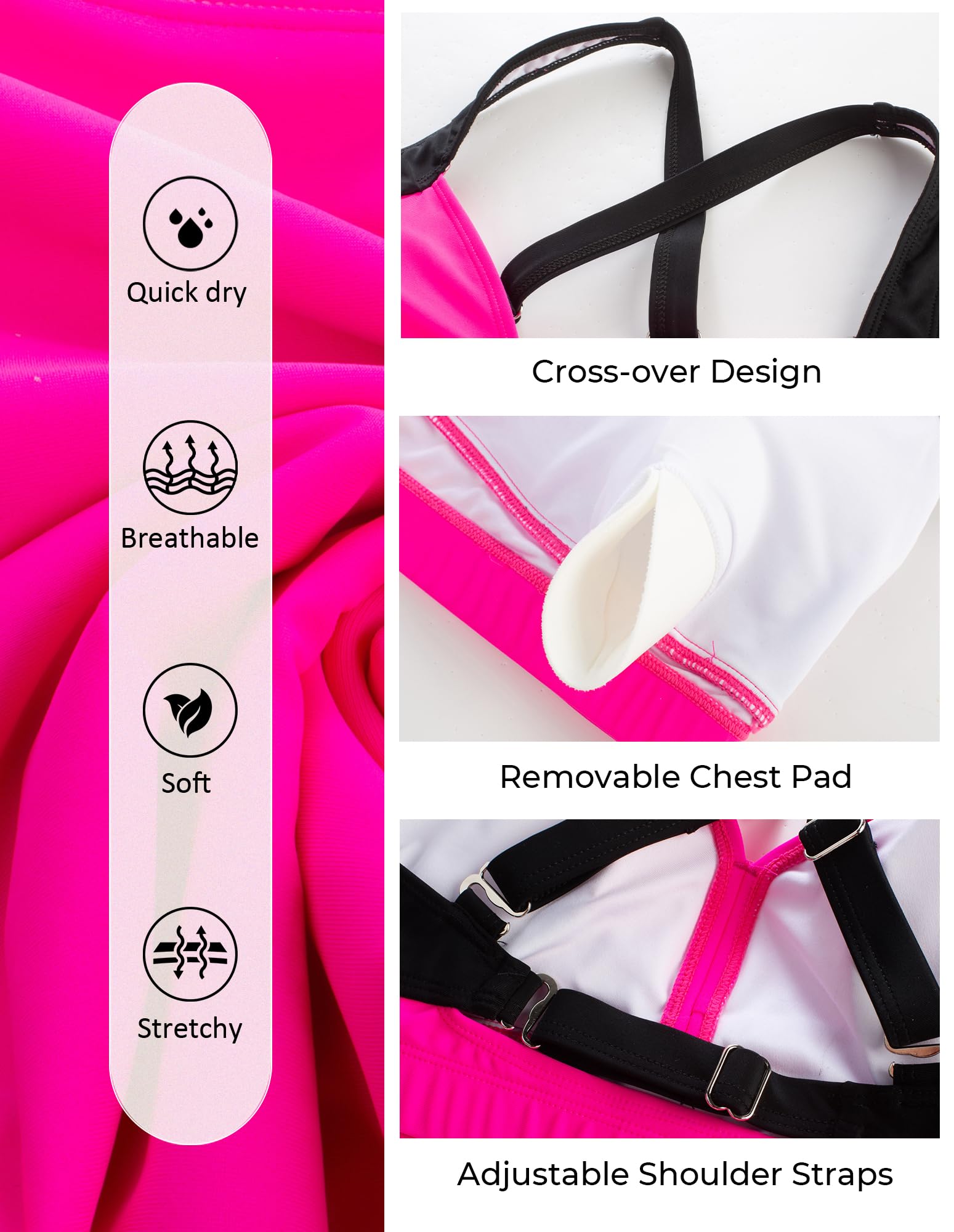 Foto 6 pulgar | Conjunto de Bikini Hanna Nikole Rosa - Venta Internacional