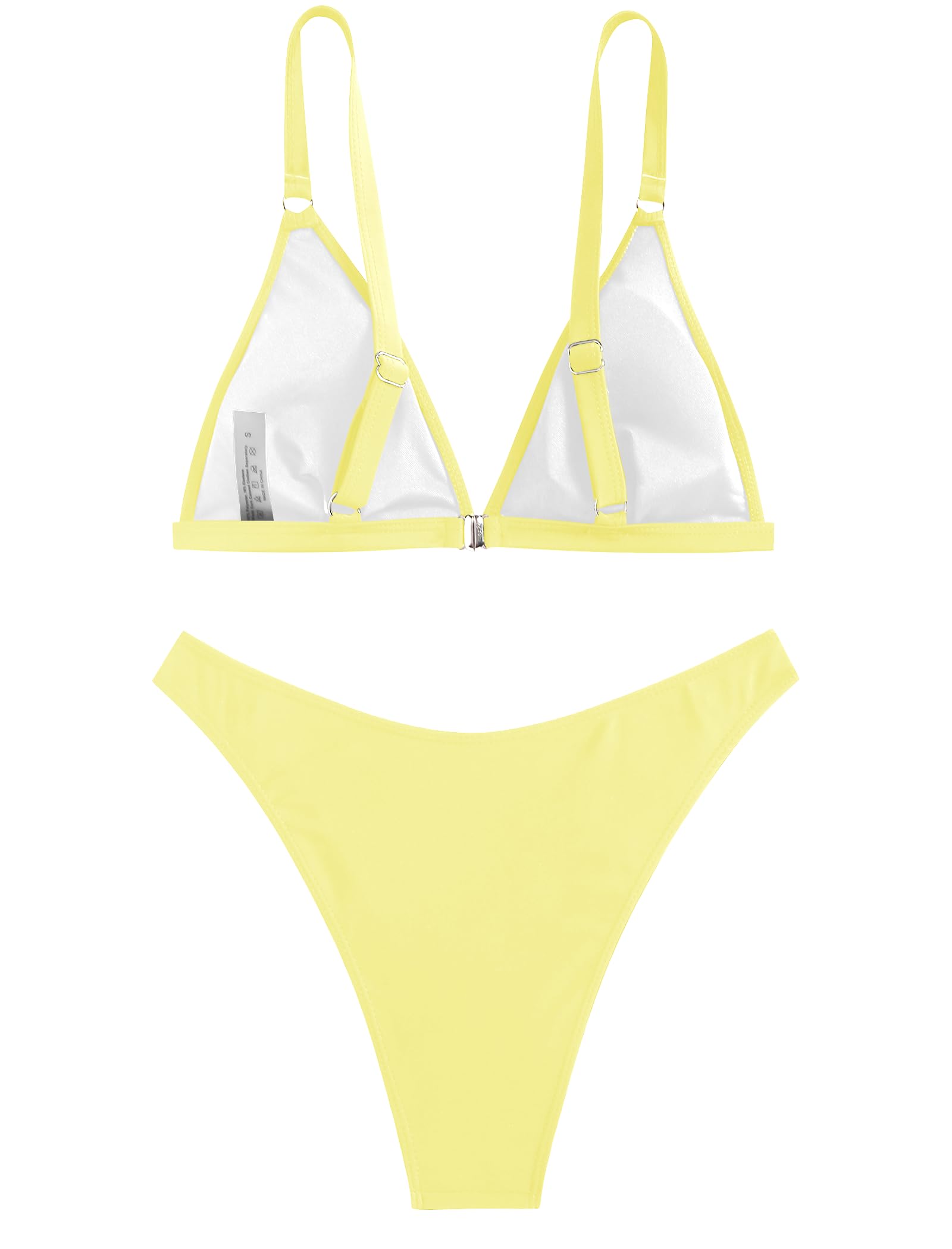 Foto 4 pulgar | Conjunto De Bikini Zaful Para Mujer, Cintura Alta, Estampado Floral, 2 Piezas - Venta Internacional.