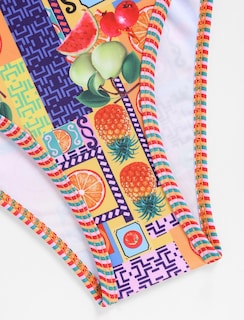 Foto 6 | Bikini Zaful Traje De Baño Tipo Bandeau Acanalado De Corte Alto Sin Tirantes Para Mujer - Venta Internacional.