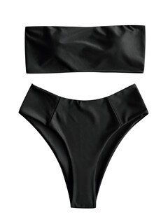 Foto 1 | Bikini Zaful Negro para Mujer - Venta Internacional