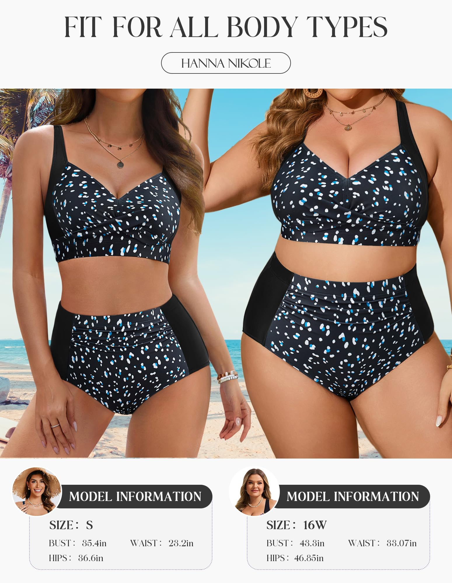Foto 5 pulgar | Bikini Hanna Nikole Cintura Alta - Venta Internacional