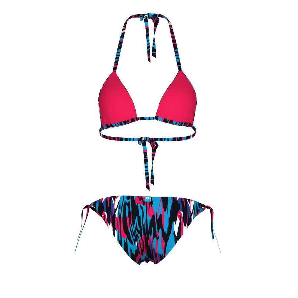 Foto 9 pulgar | Conjunto Bikini Arena Water Print Para Mujer Negro