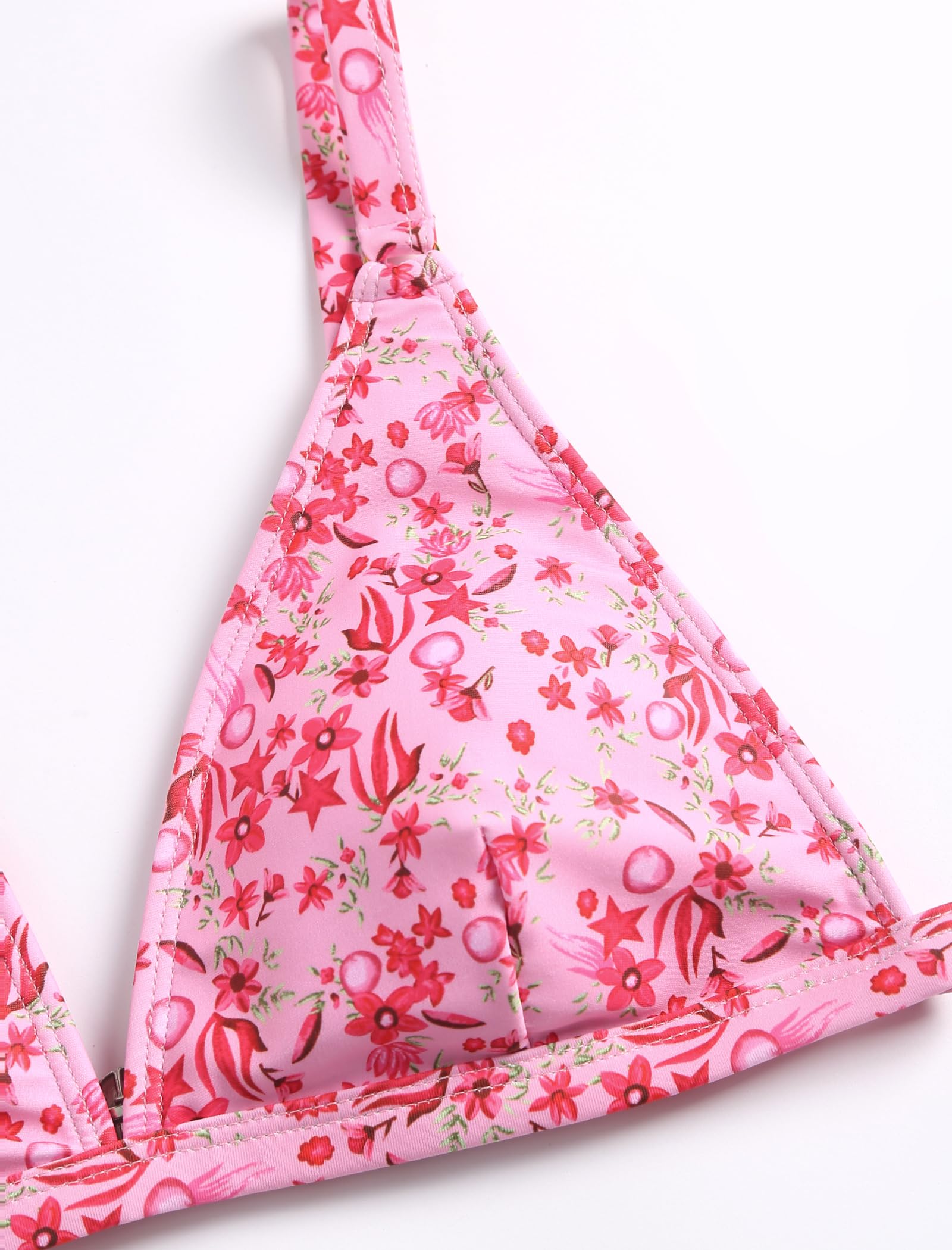 Foto 5 pulgar | Conjunto De Bikini Zaful Para Mujer, Cintura Alta, Estampado Floral, 2 Piezas - Venta Internacional.