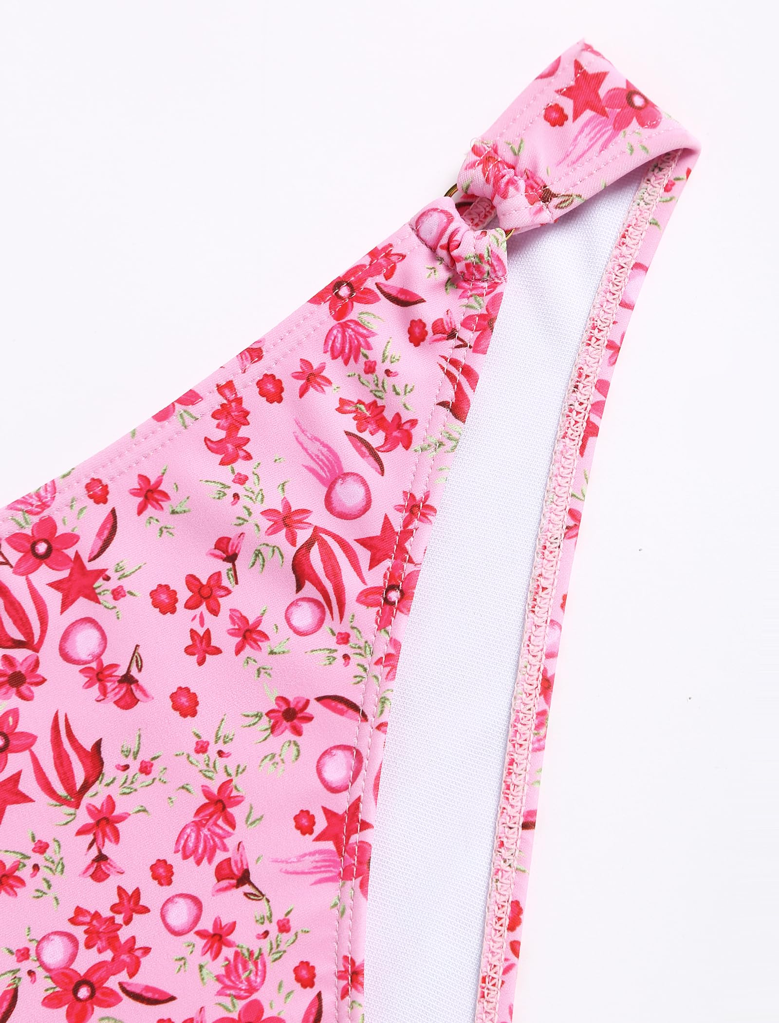 Foto 7 pulgar | Conjunto De Bikini Zaful Para Mujer, Cintura Alta, Estampado Floral, 2 Piezas - Venta Internacional.