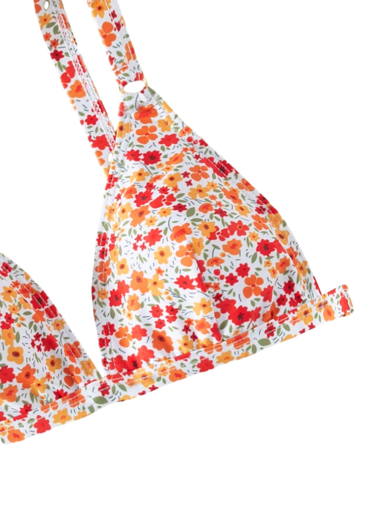 Foto 6 pulgar | Conjunto De Bikini Zaful Para Mujer, Cintura Alta, Estampado Floral, 2 Piezas - Venta Internacional.