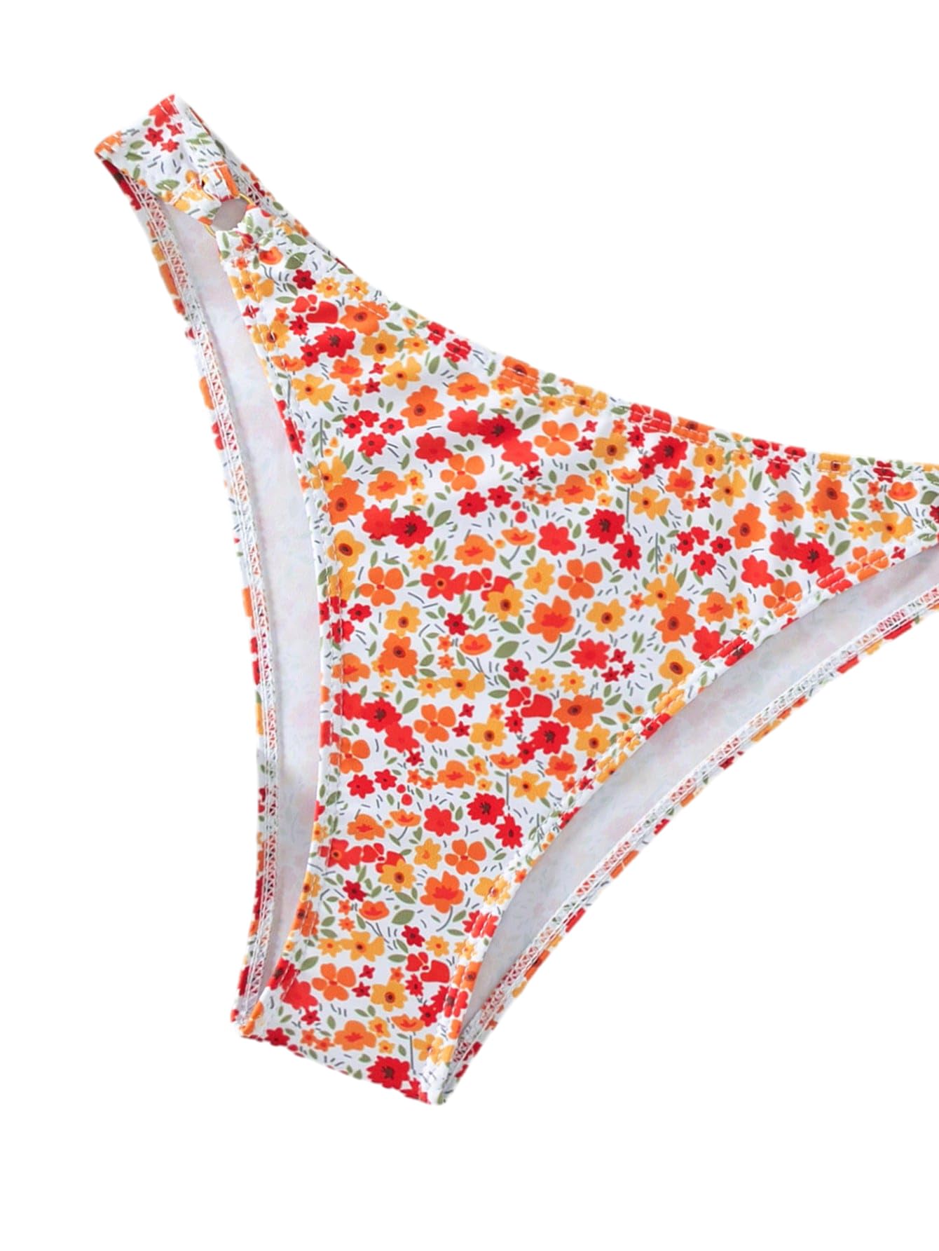 Foto 7 pulgar | Conjunto De Bikini Zaful Para Mujer, Cintura Alta, Estampado Floral, 2 Piezas - Venta Internacional.