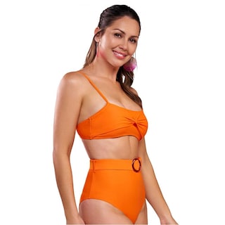 Foto 2 | Traje De Baño Bikini Ilusión 75085 Naranja