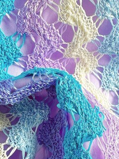 Foto 5 | Bikini Zaful De 2 Piezas Con Cuerda De Punto Triangular Color Morado Talla M Para Mujer - Venta Internacional.