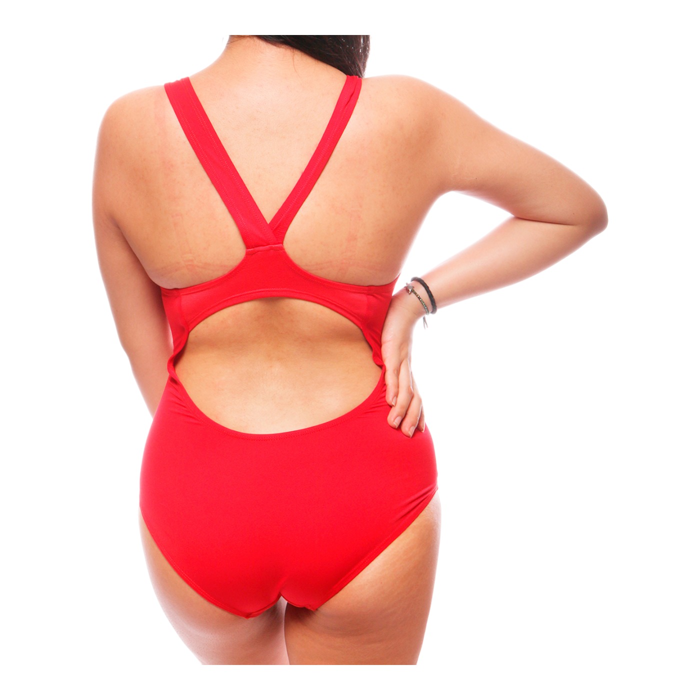 Foto 3 | Traje de Baño Speedo Rojo para Mujer