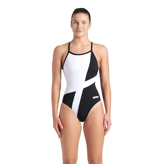 Foto 1 | Traje De Baño Arena Diamond Lightdrop Back Para Mujer Negro