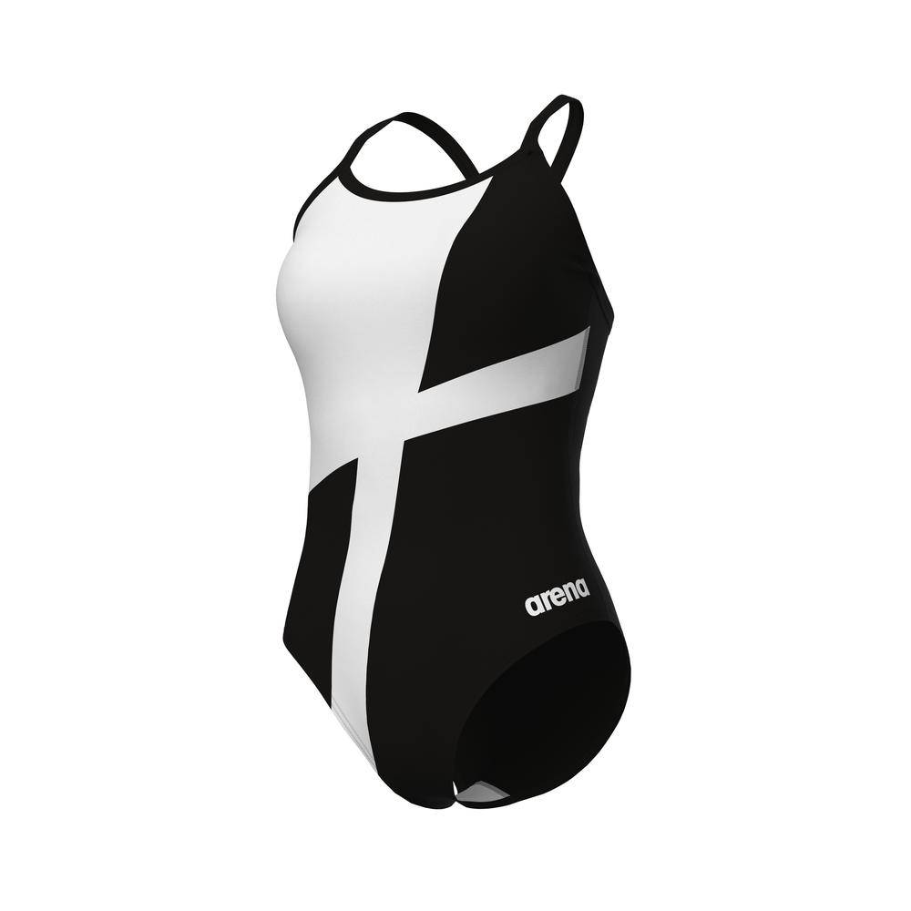 Foto 7 pulgar | Traje De Baño Arena Diamond Lightdrop Back Para Mujer Negro