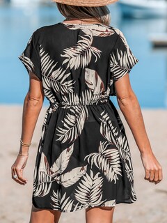 Foto 2 | Traje de Baño Cupshe con Cuello en V Que Cubre El Vestido Brown Leaf - Venta Internacional