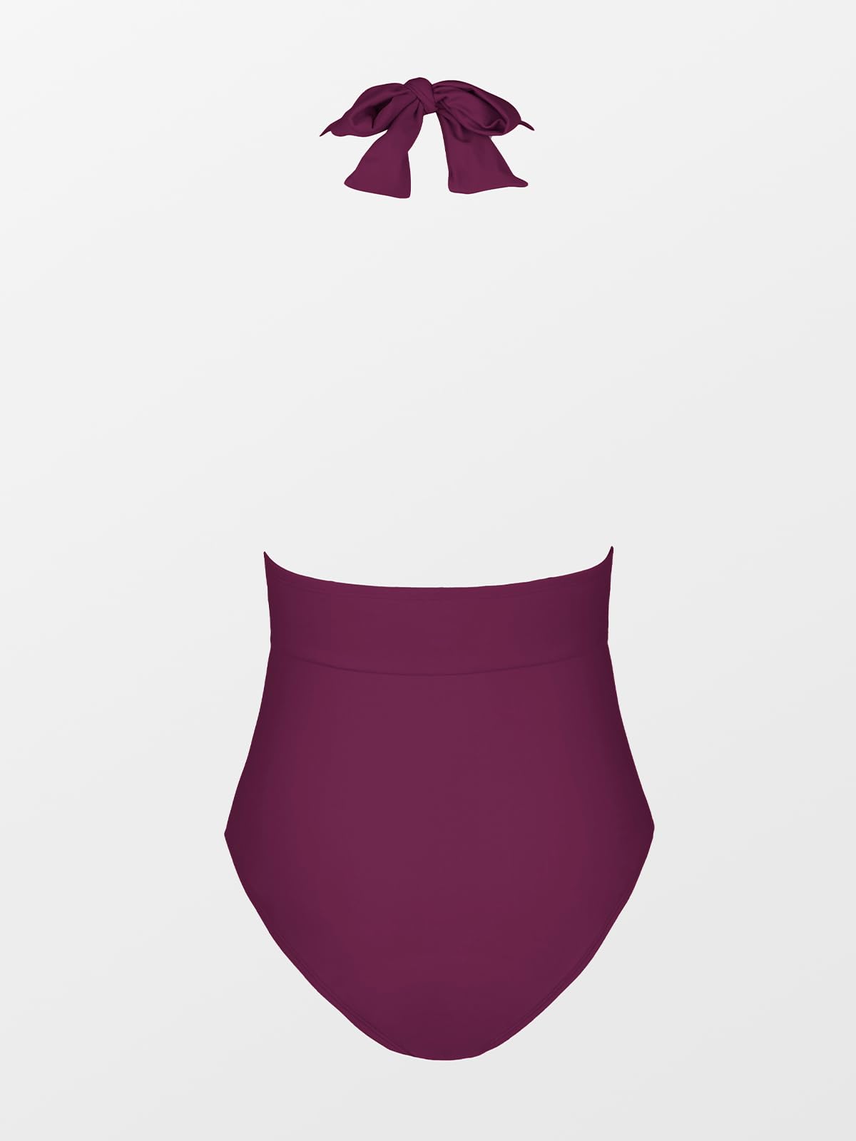 Foto 5 | Traje De Baño De Una Pieza Cupshe Con Cuello En V, Halter, Fruncido, Control De Barriga - Venta Internacional.