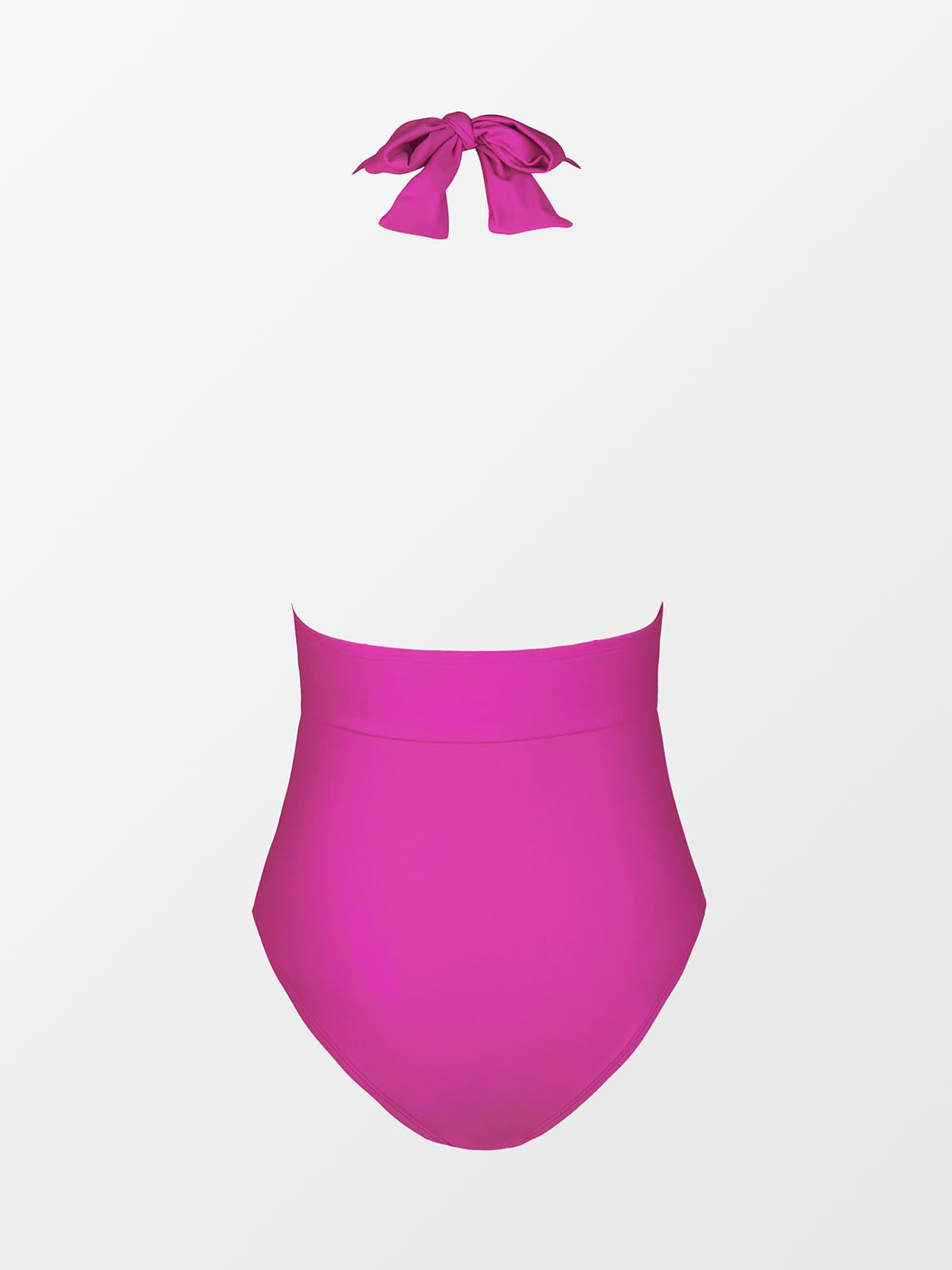 Foto 5 | Traje De Baño De Una Pieza Cupshe Con Cuello En V, Halter, Sin Espalda, Fruncido, Xs - Venta Internacional.