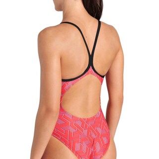 Foto 5 | Traje De Baño Arena Escape Lightdrop Back Para Mujer Rojo