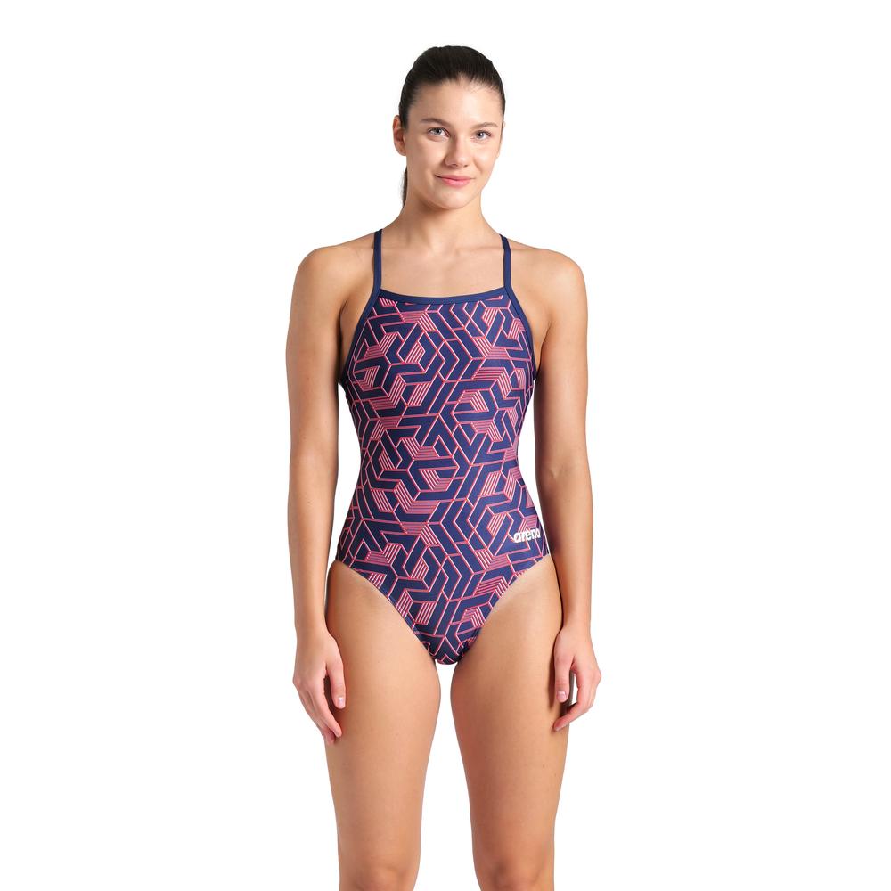 Foto 2 pulgar | Traje De Baño Arena Escape Lightdrop Back Para Mujer Azul