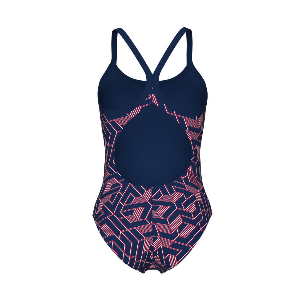 Foto 8 pulgar | Traje De Baño Arena Escape Lightdrop Back Para Mujer Azul