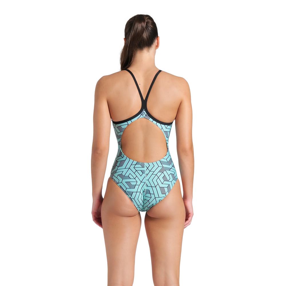 Foto 3 pulgar | Traje De Baño Arena Escape Lightdrop Back Para Mujer Turquesa