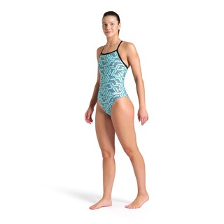 Foto 3 | Traje De Baño Arena Escape Lightdrop Back Para Mujer Turquesa