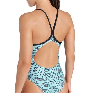 Foto 5 | Traje De Baño Arena Escape Lightdrop Back Para Mujer Turquesa