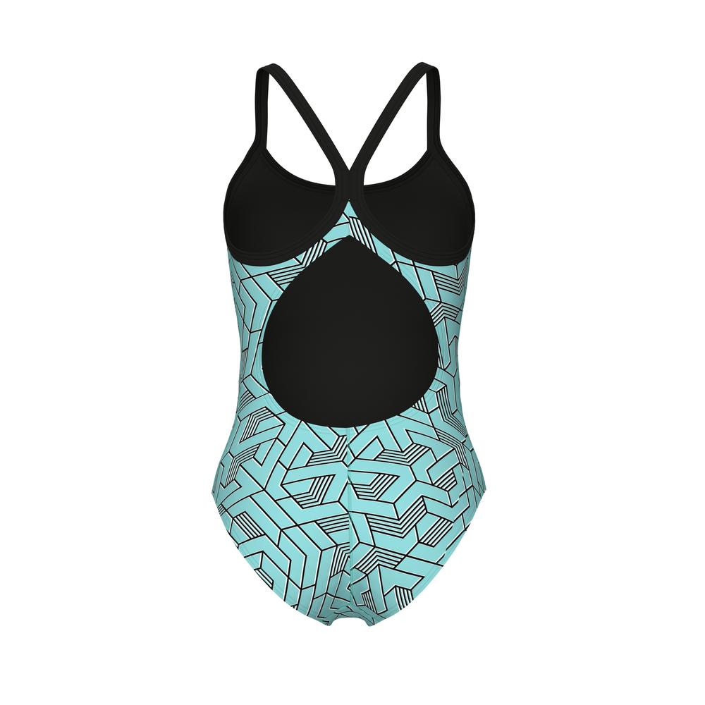 Foto 8 pulgar | Traje De Baño Arena Escape Lightdrop Back Para Mujer Turquesa