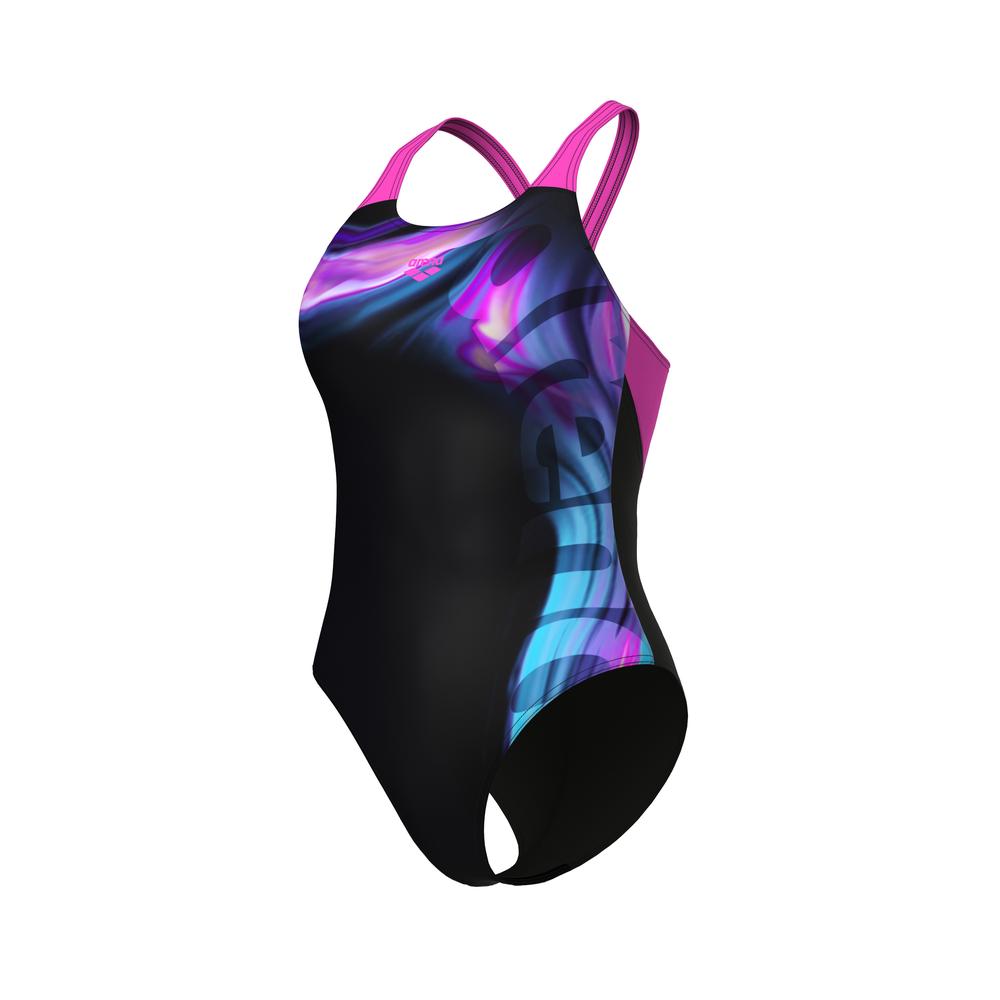 Foto 8 pulgar | Traje De Baño Arena Dreamhline V Back Para Mujer Negro