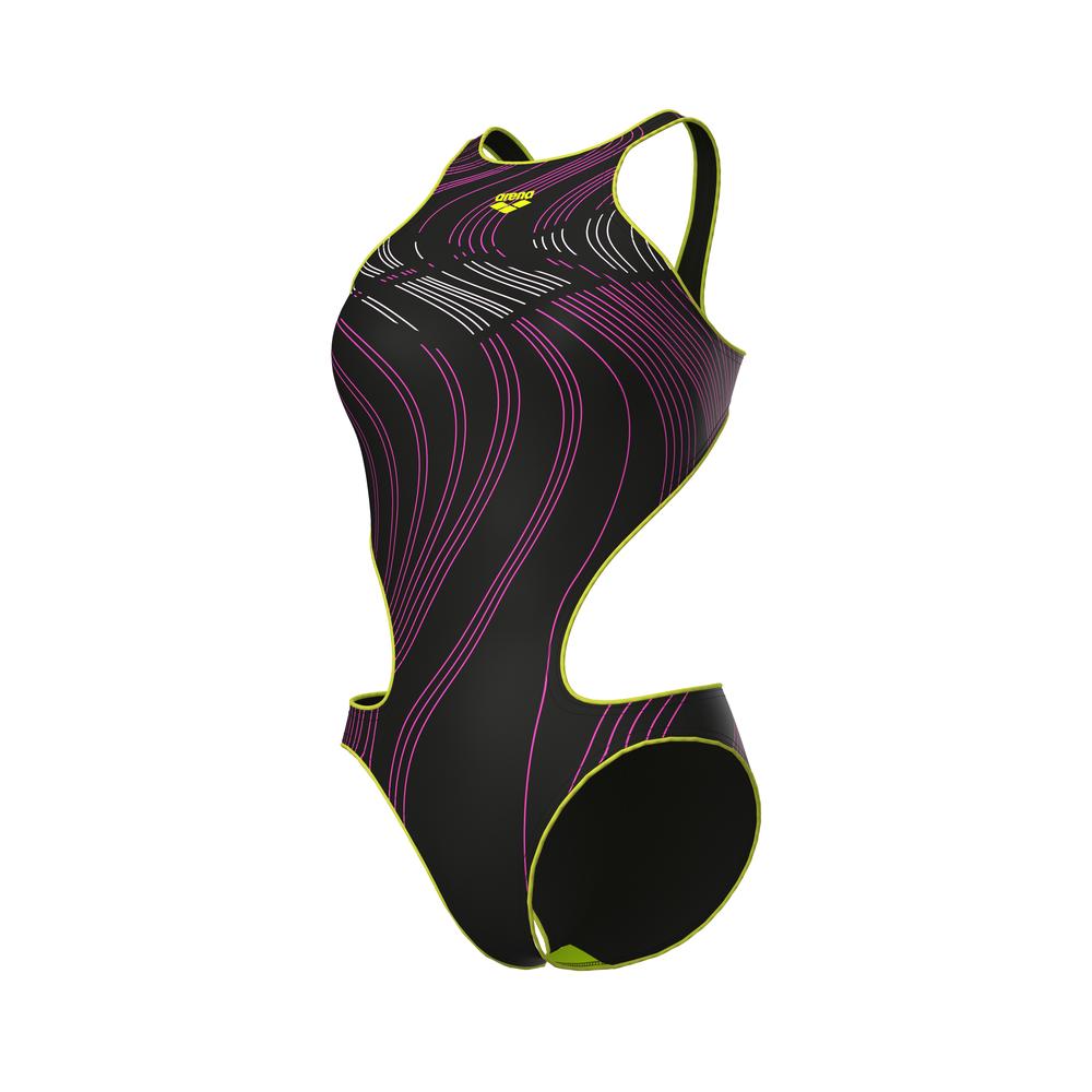 Foto 7 pulgar | Traje De Baño Arena One Next Stream Para Mujer Negro