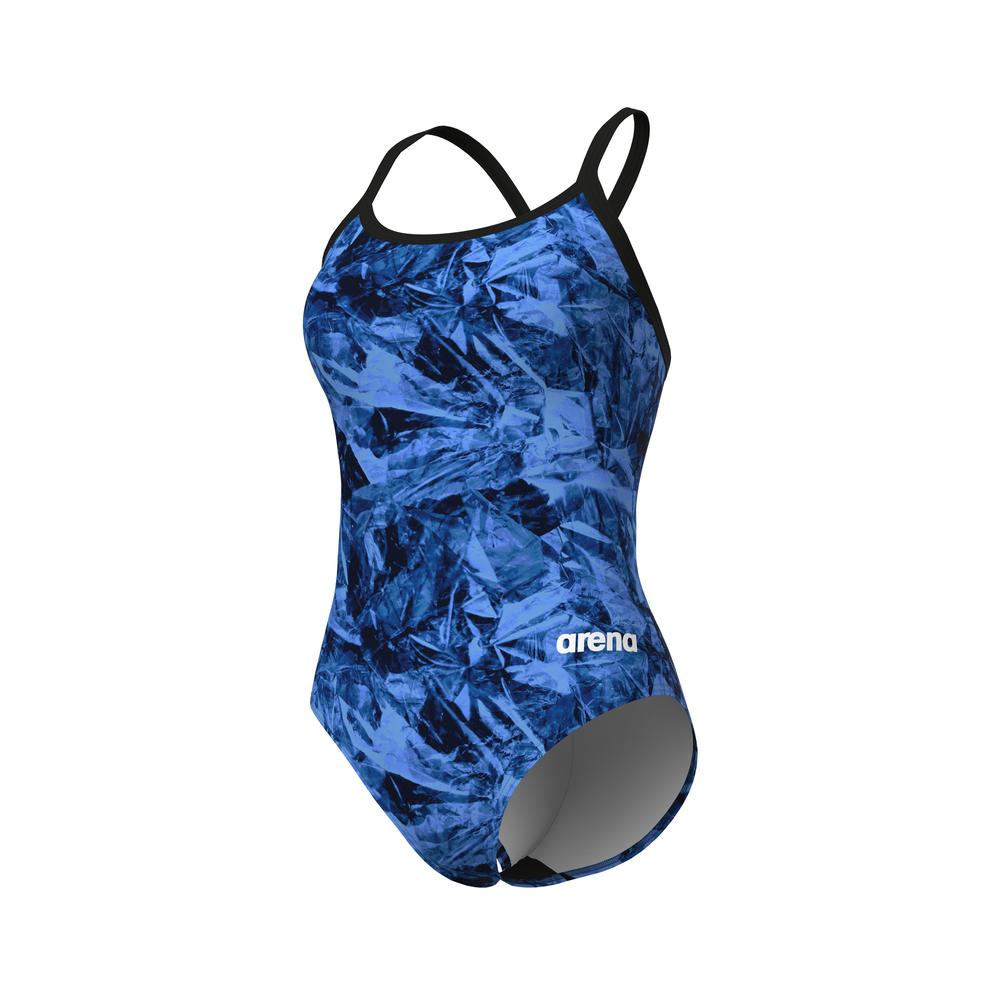 Foto 7 pulgar | Traje De Baño Arena Team Crackle Lightdrop Back Para Mujer Azul