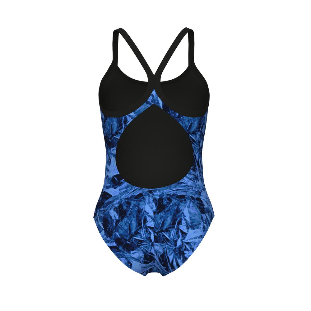 Foto 8 pulgar | Traje De Baño Arena Team Crackle Lightdrop Back Para Mujer Azul