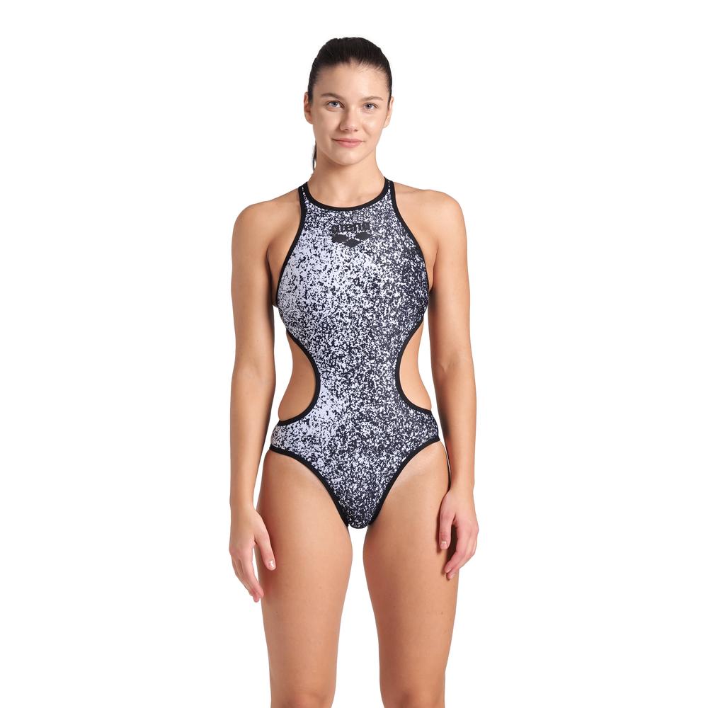 Foto 1 | Traje De Baño Arena One Paints Tech Back Para Mujer Blanco